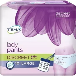 TENA LADY Pantalones discretos L, 10 pz