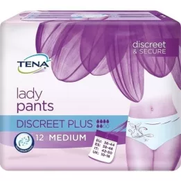 Tena Lady Pants Discreet Plus Medium, 12 pz