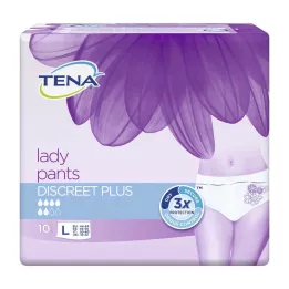 Tena Lady Pants Discreet Plus L Grande, 10 pz