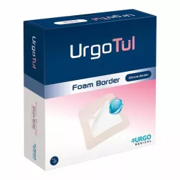 URGOTÜL Borde de espuma de 8x8 cm, vendaje, 10 uds