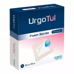 URGOTÜL Borde de espuma 10x10 cm vendaje, 10 uds
