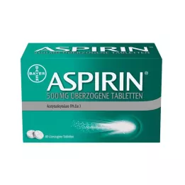ASPIRIN Comprimidos recubiertos de 500 mg, 80 uds