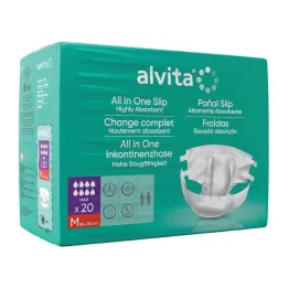 Alvita pantalones de incontinencia todo en uno maxi med.night, 20 st
