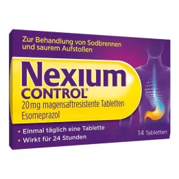 NEXIUM Comprimidos gastrorresistentes Control 20 mg, 14 uds