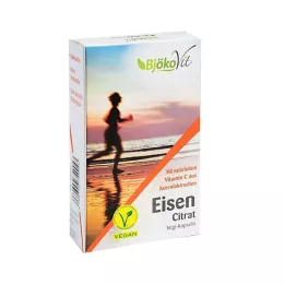 EISEN CITRAT Cápsulas vegetales, 60 uds