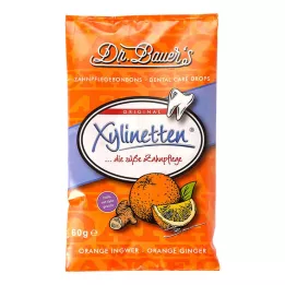 Xylinetten Dulces de jengibre naranjas, 60 g