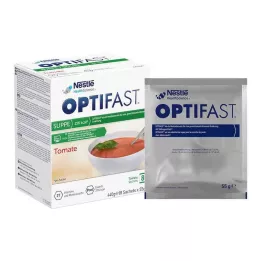 OPTIFAST Sopa casera de tomate en polvo, 8 x 55 g