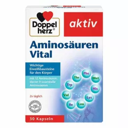 DOPPELHERZ Cápsulas Vitales de Aminoácidos, 30 uds