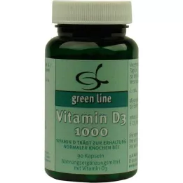 VITAMIN D3 1000 cápsulas, 90 pz