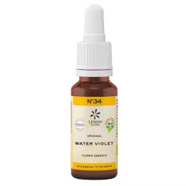 Bach Blossom No. 34 Violeta de agua orgánica, 20 ml