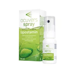 OCUVERS Spray para ojos Lipostamina en spray con Eufrasia, 15 ml