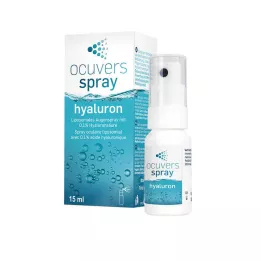 OCUVERS Spray para ojos con ácido hialurónico, 15 ml