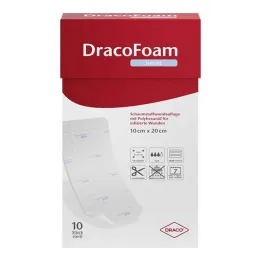 Cubierta para heridas de espuma de infección Dracofoam 10x20 cm, 10 st