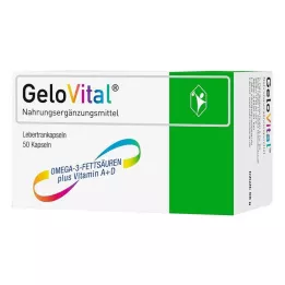 Cápsulas de tran de hígado gelovital, 50 pz