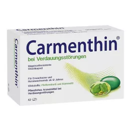 CARMENTHIN Para trastornos digestivos msr. Cápsulas blandas, 42 uds