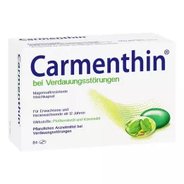 CARMENTHIN Para trastornos digestivos msr. Cápsulas blandas, 84 uds