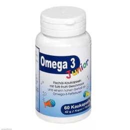 OMEGA-3 cápsulas masticables Junior Berco, 60 uds