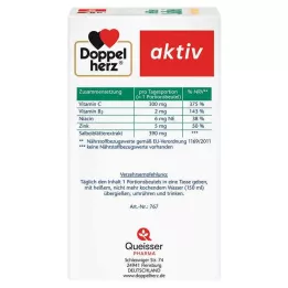 DOPPELHERZ Gránulos de salvia picante + miel + mentol, 10 uds