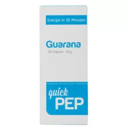 QUICKPEP Cápsulas de guaraná, 100 uds