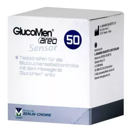 GLUCOMEN Tiras reactivas con sensor areo, 50 uds