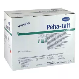 PEHA-TAFT Guantes de látex OP-Gr. 6.5, 50x2 pz