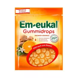 EM-EUKAL Gomitas de jengibre y naranja azucaradas, 90 g