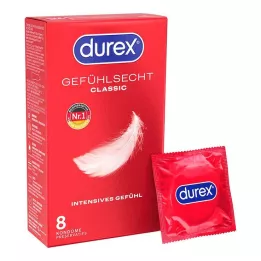 DUREX Condones Gefühlsecht, 8 piezas