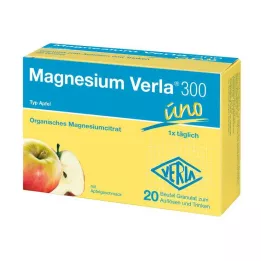 MAGNESIUM VERLA 300 gránulos de manzana, 20 uds