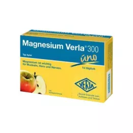 MAGNESIUM VERLA 300 gránulos de manzana, 50 uds