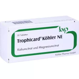 TROPHICARD Köhler NE Tabletas, 50 uds