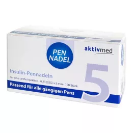 PEN-NADELN Cánulas universales 5 0,23x5 mm 32 G, 100 uds