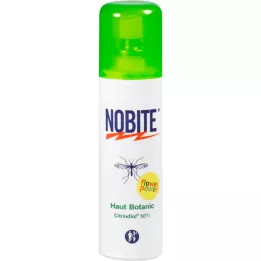 Nobite Botella de spray botánica de piel, 100 ml