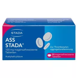ASS STADA 100 mg de tabletas resistentes gástricas, 50 pz