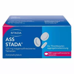 ASS STADA Comprimidos gastrorresistentes de 100 mg, 100 uds