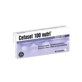 CEFASEL 100 tabletas nutricionales de selenio, 60 uds