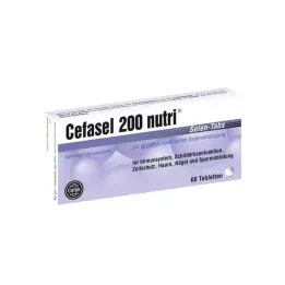 CEFASEL 200 tabletas nutricionales de selenio, 60 uds