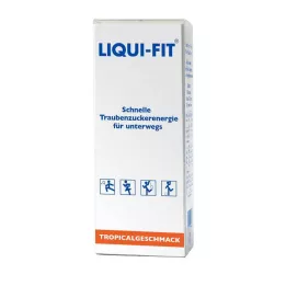 LIQUI FIT Solución de azúcar líquida Bolsa tropical, 12 uds
