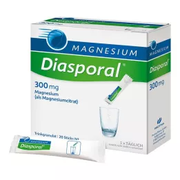 MAGNESIUM DIASPORAL Gránulos de 300 mg, 20 uds