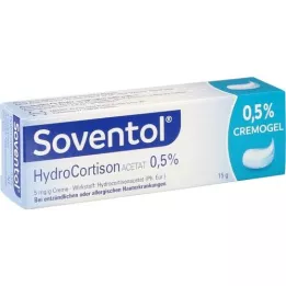 SOVENTOL Acetato de hidrocortisona al 0,5% de crema, 15 g