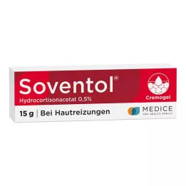 SOVENTOL Crema de acetato de hidrocortisona al 0,5 %, 15 g