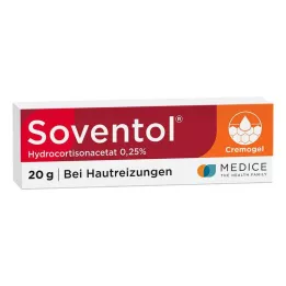 SOVENTOL Crema de acetato de hidrocortisona al 0,25 %, 20 g