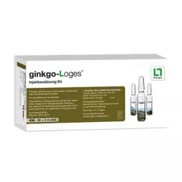 GINKGO-LOGES Solución inyectable D 4 ampollas, 50X2 ml