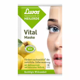 LUVOS Mascarilla Vital de Arcilla Curativa de Cosmética Natural, 2X7.5 ml