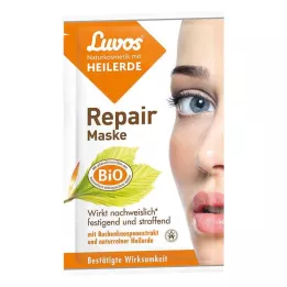 LUVOS Mascarilla reparadora de arcilla curativa de cosmética natural, 2x7,5 ml