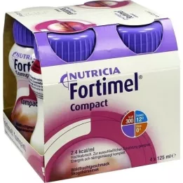 FORTIMEL COMPACT 2.4 Sabor de fruta del bosque, 4x125 ml