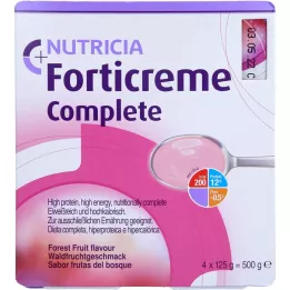 FORTICREME Sabor de fruta del bosque, 4x125 g