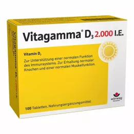 VITAGAMMA D3 2.000 UI Vitamina D3 NEM Comprimidos, 100 uds