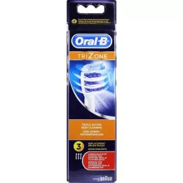 ORAL-Cabezales de cepillo B TriZone, 3 piezas