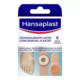 HANSAPLAST Tiritas para callos, 8 piezas