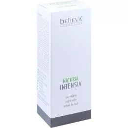 Crema de activización de la noche intensiva natural de Believa, 75 ml